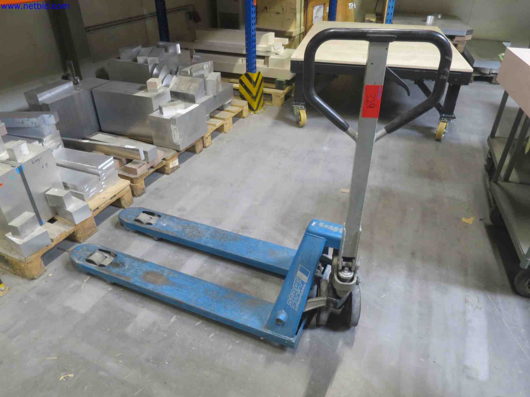 Gabelhubwagen Pfaff Silberblau